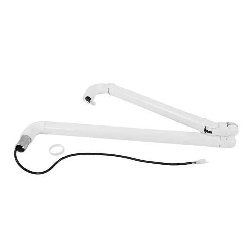 Brazo de luz operatoria Dirección Luz de plástico LED Lámpara Soporte Post Brazo para Unidad Silla Conectar la Lámpara Es 0.866 in
