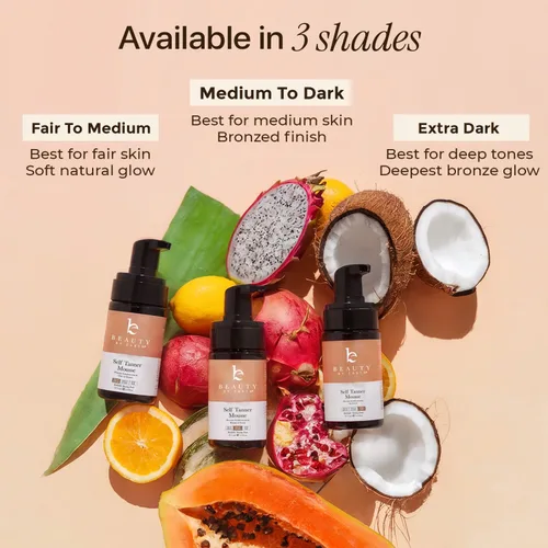 Vista 8 de Mousse autobronceador - Fabricado en EE. UU. con ingredientes naturales y orgánicos, espuma autobronceadora para un bronceado falso ultra oscuro
