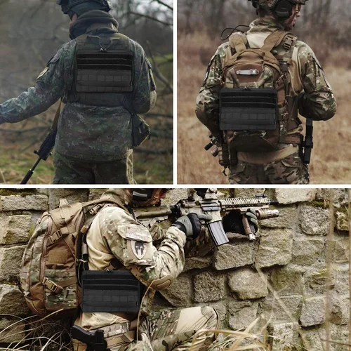 Vista 7 de ProCase Bolsa táctica Molle de administración, bolsa militar MOLLE horizontal multiusos utilidad gadget engranaje bolsa de herramientas