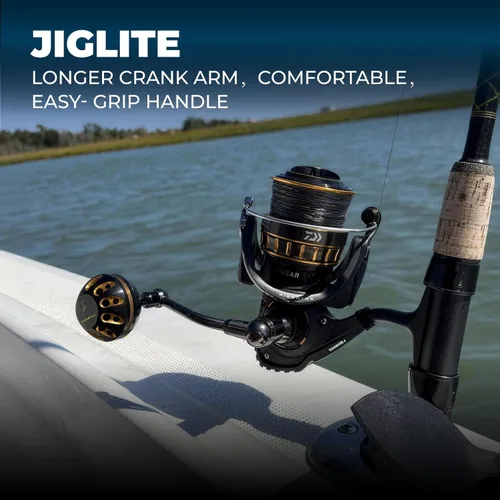 Vista 2 de GOMEXUS Power Handle for Daiwa BG 1500-8000 (Choose Option for Different Size)【Notice】 Not for BG SW. Please do not Adapt to Other reels to Avoid