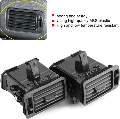 Vista 2 de Acouto Dash - Salida de aire para Pajero Montero Shogun V31 V32 V33 V43 1 par de salida de salpicadero A/C salida frontal aire acondicionado