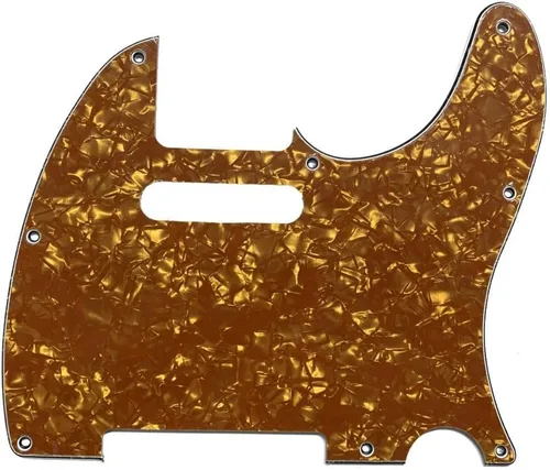 Vista 14 de KAISH Carcasa de 8 agujeros estilo Tele para guitarra TL con orificios para tornillos de montaje de pastilla para Tele/Telecaster Nácar de perla