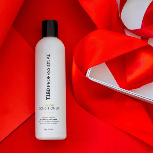Vista 3 de Vitalizing Hair Conditioner – Control de encrespamiento vegano para todo tipo de cabello – Nutrición natural para el cabello sin sulfatos, parabenos
