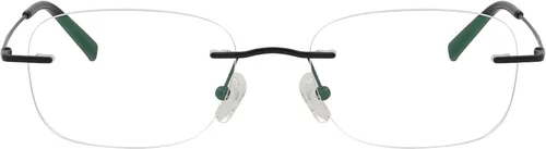 Vista 8 de Eyekepper Gafas de lectura sin montura de titanio para hombre y mujer, oro +0.00