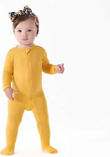 Vista 2 de Gerber Unisex Baby Toddler Buttery-Soft Snug Fit Footed Pajamas with Viscose Made with Eucalyptus