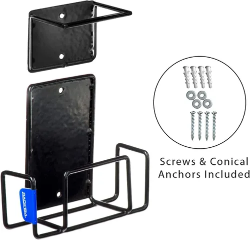 Vista 3 de Rack'Em Bastidores para rifle de interior - Ganchos para escopeta de montaje en pared para AR 15 - Arco de tiro con arco - Almacenamiento