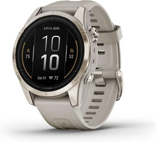 Garmin epix Pro (Gen 2) Edición Zafiro, 42mm, Reloj inteligente de alto rendimiento, Tecnología de entrenamiento avanzada, Linterna incorporada,