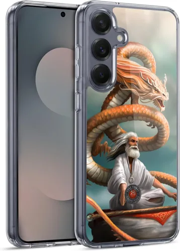 Vista 130 de Head Case Designs Officially Licensed Anne Stokes God's Hammer Guardian Dragons Gel Case [Military Grade Protection] Compatible with Samsung Galaxy