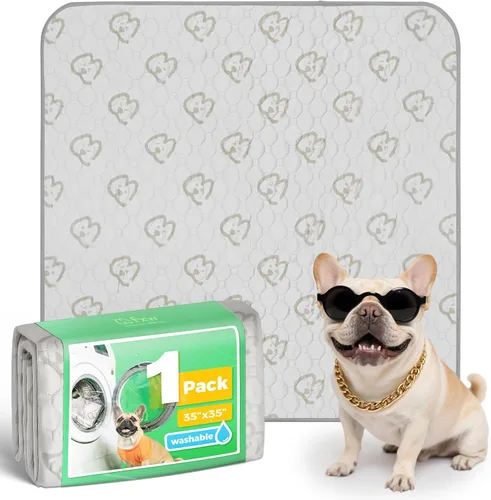 Vista 35 de FXW Almohadillas lavables para orina para perros, almohadillas para cachorros con súper absorbentes, diseñadas específicamente para jaulas de 24
