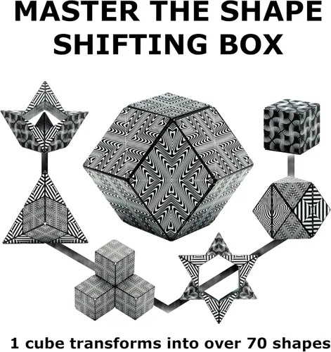 Vista 6 de SHASHIBO Paquete de 2 - Confeti y blanco y negro