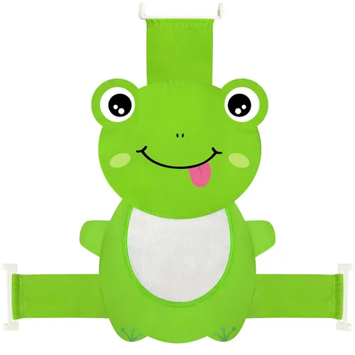 Vista 11 de AIR&TREE Red de Soporte para Asiento de Baño para Bebé, Secado Rápido, Ajustable, Cómoda, Antideslizante, Cabestrillo de Malla para Ducha en Bañera