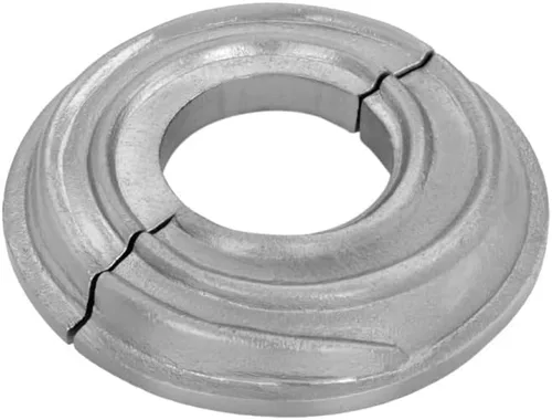 Vista 21 de Renovators Supply Manufacturing Placa de Escudo de Aluminio 3.13" DE Escutcheon 1" IPS Brida de Radiador Negra