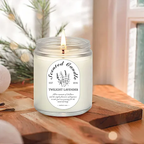 Vista 8 de 4 Pack Candles for Home Scented, Lavender Candles, 4x6.3 oz 4x50 Hour Long Lasting Aromatherapy Jar Candles Natural Soy Wax Relaxing Candle, Candles