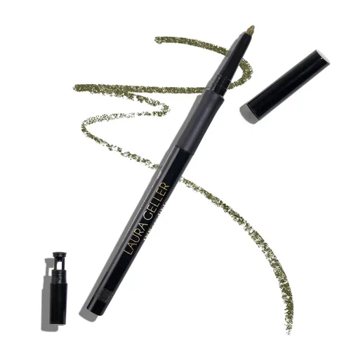 Vista 16 de LAURA GELLER NEW YORK INKcredible Gel Eyeliner - Blackbird - Lápiz delineador de ojos impermeable a prueba de manchas - Sacapuntas integrado