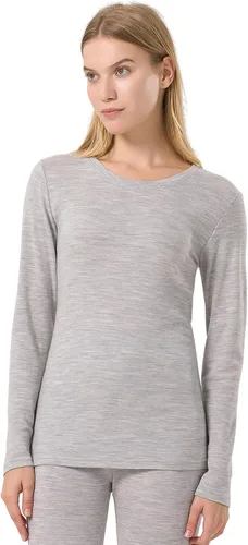 Vista 14 de Merino Protect 100% lana merino capa base mujer ropa interior térmica ligera suave manga larga camisa para senderismo esquí