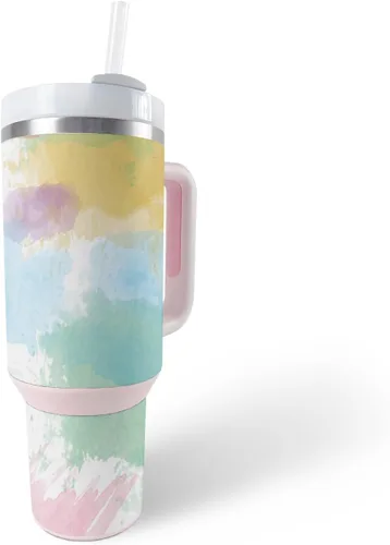 Vista 26 de MightySkins Skin - Vaso de vinilo compatible con Stanley The Quencher H2.0 FlowState de 40 onzas, mosaico de cebra, protectora, duradera y única