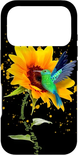 Vista 30 de Just a Girl who Love Hummingbirds Sunflower Bird Cute Flower Case for iPhone 17