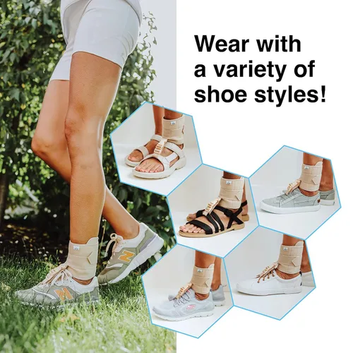 Vista 2 de Dosh AFO - Soporte de pie para caminar, unisex (beige)