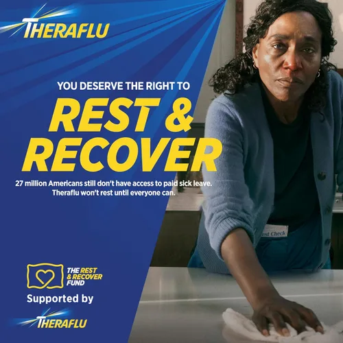 Vista 8 de Theraflu Max Strength Daytime & Nighttime Flu Symptom Relief Honey Lemon Flavor Powder & Daytime Flu Symptom Relief Honey Lemon Powder, 6 Daytime +