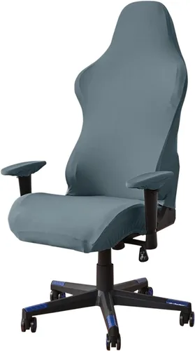 Vista 10 de Fundas para sillas de juegos con fundas para reposabrazos, protector elástico para silla de escritorio de computadora de oficina, tela de poliéster