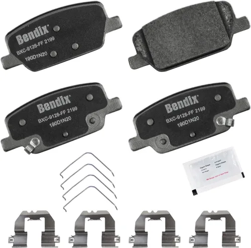 Vista 276 de Pastillas de Freno Traseras Cerámicas Bendix Priority1 CFC1510 para INFINITI QX56 2013-2011, QX80 2024-2014, Nissan Armada 2023-2017
