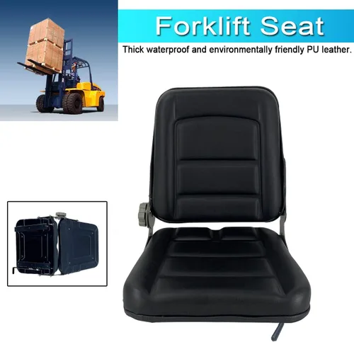 Vista 4 de Asiento universal para tractor SOFEDY Carretilla elevadora Asiento de cortacésped de PVC para carretilla elevadora de excavadora, tractor, Kubota