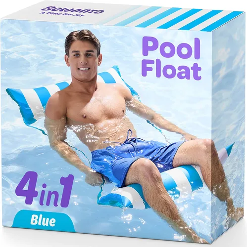 Vista 9 de Pool Floats for Adults Multi-Purpose Hammock Pool Float Saddle, Lounge Chair, Hammock, Drifter - Water Hammock for Adults in Swimming Pools