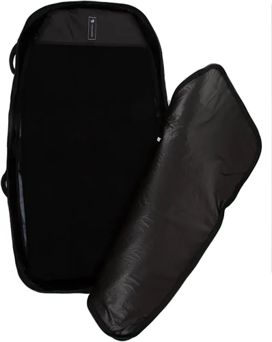 Vista 6 de Creatures of Leisure Bodyboard Quad Wheely Cover - Bolsa de cartón color negro y plateado