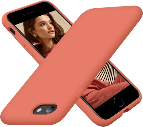 Vista 28 de Cordking Funda diseñada para iPhone SE 2022/2020, diseñada para iPhone 7 y 8, funda ultradelgada de silicona a prueba de golpes