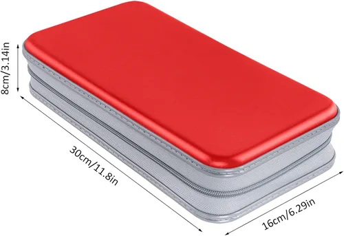 Vista 66 de Cartera, estuche, caja resistente para CD/DVD (capacidad para 80 CD/DVD)