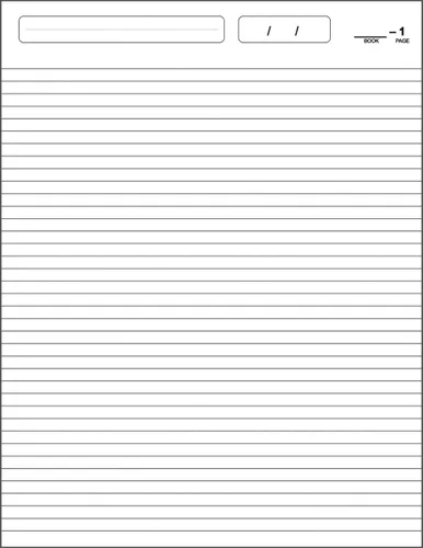 Vista 4 de BookFactory® winemaking libro de registro/diario/libro de registro – 120 páginas, 8.5"x11", Negro Tapa Dura (xlog-120 – 7 cs-a-l-black