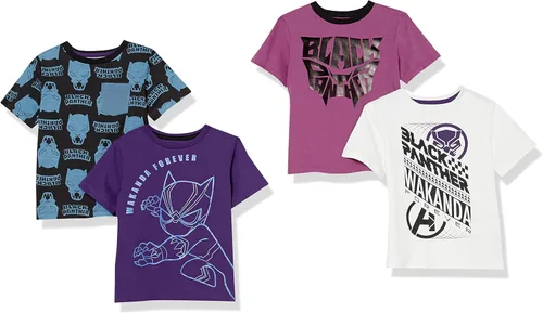 Vista 72 de Amazon Essentials Disney Marvel Camisetas de manga corta para niños y niños pequeños de Star Wars (cebra previamente manchada), paquetes