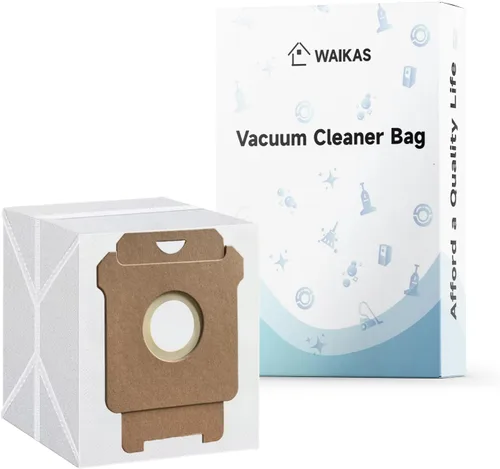 Vista 18 de WAIKAS Paquete de 6 bolsas de polvo E25 E28 para aspiradoras Eufy E28 Omni, E25 Omni y E20, accesorios de repuesto de gran capacidad