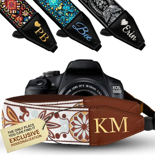 Vista 15 de Art Tribute Camera Strap for All DSLR and Mirrorless Cameras. Photographers Strap Neck, Shoulder & Crossbody Camera Strap