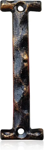 Vista 26 de Números y letras de casa de 5.5 pulgadas, número de dirección de casa de metal de hierro fundido altamente visible para buzón de oficina de calle