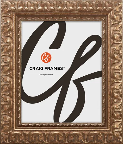 Vista 9 de Craig Frames Bravado Marco de fotos de bronce antiguo adornado, 4 x 6 pulgadas