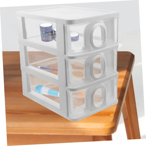 Vista 5 de Desk Drawer Organizer Makeup Storage Box Pantry Organizers for Office Home Desktop Organizing Box