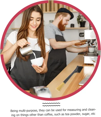 Vista 9 de Alipis Coffee Machine Brush Multi Purpose Cleaning Tool for Espresso Machines Smooth Handle for Easy Use for Grinder Maintenance and Powder Essential