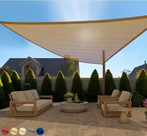 Vista 59 de GORILLA GRIP - Toldo parasol resistente, protección UV, resistente a la decoloración, desgarros y óxido, rectangular, con bordes curvos que bloquean