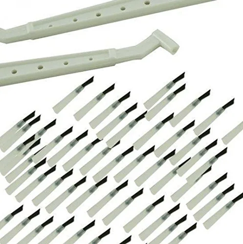 200pcs Dental Disposable Composite Brush Tips with 2 Brush Handles Dentist