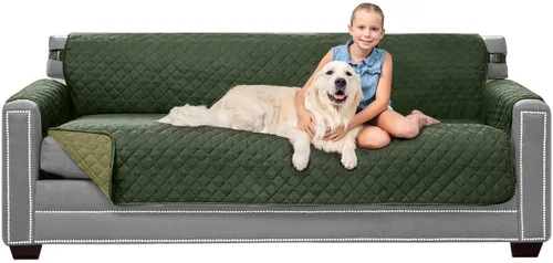 Vista 170 de Sofa Shield - Funda para sillón reclinable con correa patentada, protector de cojín, funda reversible diseñada en EE. UU. resistente a manchas