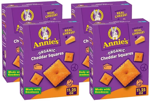 Vista 35 de Annie's Organic Friends Bunny Grahams, bocadillos Graham horneados con chispas de chocolate, chocolate y miel, 12 bolsas, 12 onzas