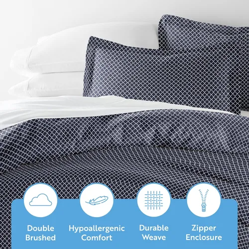 Vista 77 de Linen Market Funda de edredón individual para cama individual – Experimenta una comodidad similar a un hotel con una suavidad inigualable