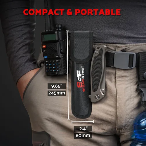 Vista 7 de Herramienta de búsqueda de ángulos digital para carpintería de 7 pulgadas / 7.874 in, acero inoxidable con funda, buscador de ángulos transportador