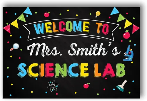 Vista 9 de Anna Flora Cartel de bienvenida a la clase de matemáticas, decoración personalizada para profesores para aula, impresiones escolares, letrero