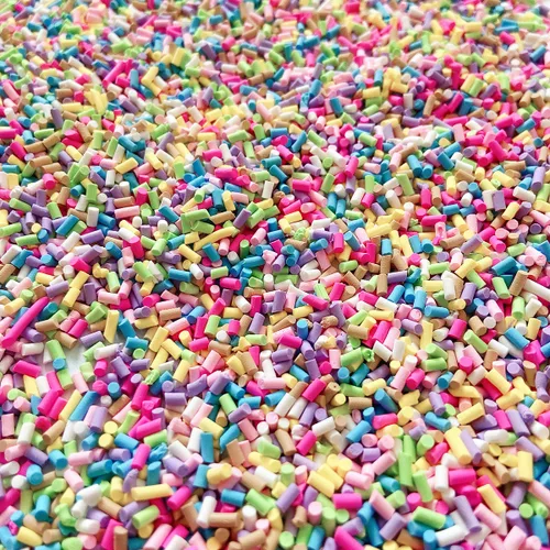 Vista 4 de EHOPE, chispas falsas de polímero, chispas de imitación, chispas de resina, chispas de arcilla para falsos caramelos de resina, chispas para arte