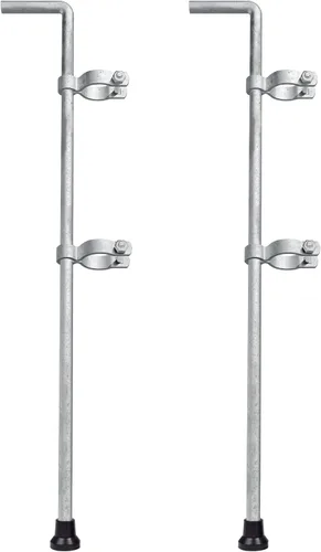 Vista 10 de VIVIDA Varilla de caída de puerta de 1-3/8 x 32 pulgadas, perno de caña resistente para valla de eslabones de cadena, barra de caída para puerta