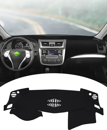 Vista 47 de FIILINES Cubierta para tablero Compatible con Mazda 3 2010-2013 Accesorios Tapete para tablero para Mazda 3 Accesorios Tapete para salpicadero