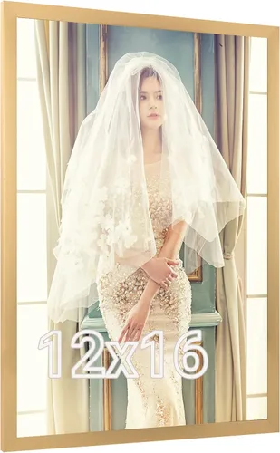 Vista 73 de Marco de 8 x 24 pulgadas de madera natural con veta rústica, marco de 24 x 8 pulgadas en color beige, marco para colgar pósteres de arte, marco de 8