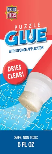 Vista 15 de MasterPieces – Pegamento para rompecabezas con esparcidor de plástico ancho, fácil de aplicar, se seca rápido y transparente, protege rompecabezas